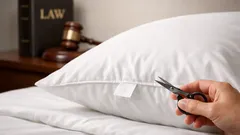Is it actually illegal to remove a pillow tag in the US