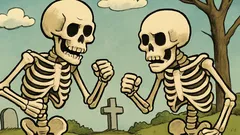 Joke: Why don’t skeletons fight each other?