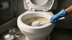 How to remove toilet stains fast, from yellow rings to hard water buildup