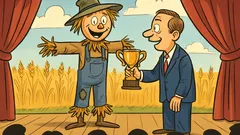 Joke: Why did the scarecrow win an award?