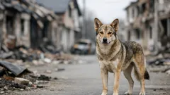 Study finds Ukraine’s war zone is favoring more wolf-like traits in stray dogs