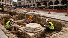 Archaeologists say they found Vitruvius’ lost basilica under a busy square in Fano